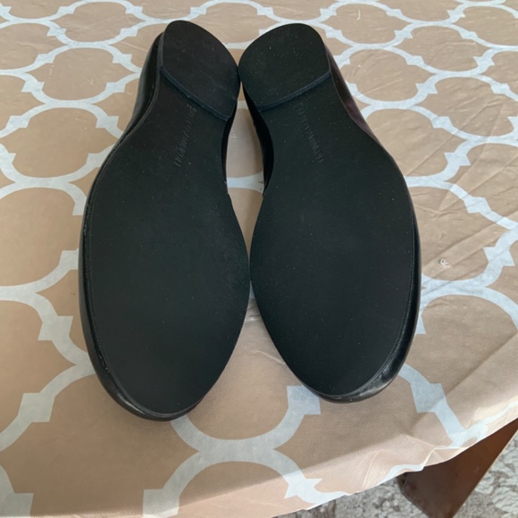 Rebecca Minkoff Lori Studded Black Leather Ballet Flats Loafer Shoe Size 8 - Picture 2 of 3